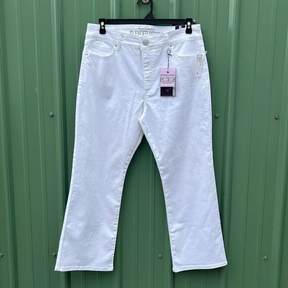 Tummy Sculpt  Denim Ankle Boot Jeans & Capri 2-Pack Size 14 - Picture 2 of 16